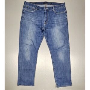 Lucky Brand 363 Straight Jeans‎ Mens 38x32 Blue Stretch Denim Casual Preppy